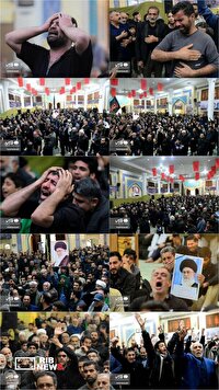 تجمع و راهپیمایی مردم عزادار آبادان و خرمشهر در پی شهادت حضرت امام خامنه‌ای (قدس سره)