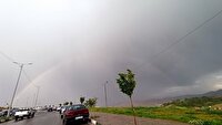لبخند آسمان بر چهره شهر