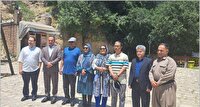 بازدید سفیر بنگلادش از غار آبی - تاریخی سهولان مهاباد