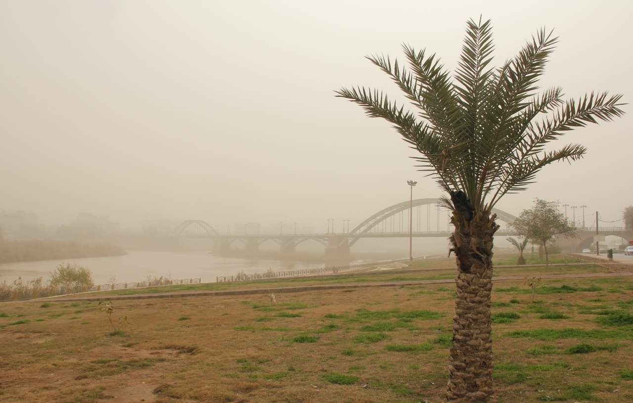 استمرار آلودگی هوا در جنوب غرب خوزستان