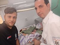 تولد نوزاد در آمبولانس اورژانس ۱۱۵ آبادان