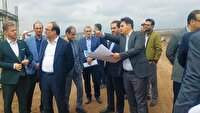 بازدید معاون استاندار گیلان از روند ساخت یک مجتمع اقتصادی در لوشان