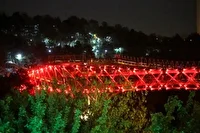 پل طبیعت امشب نارنجی می‌شود