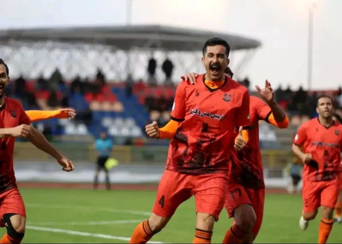 بردمس شهربابک وتساوی مس کرمان در لیگ یک فوتبال