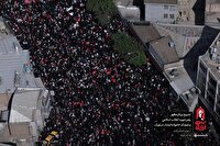 حضور پرشور دلدادگان در تشییع تاریخی پیکر رهبر شهید انقلاب