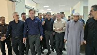 بازدید وزیر بهداشت از مراکز خدمات سلامت در چاه‌مبارک و نخل تقی