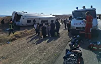 ورود دستگاه قضا در خصوص واژگونی اتوبوس در خراسان جنوبی